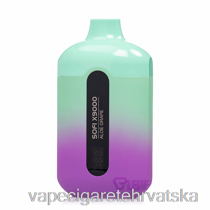 Vape Hrvatska Sofi X9000 0% Bez Nikotina Smart Disposable Aloe Grape